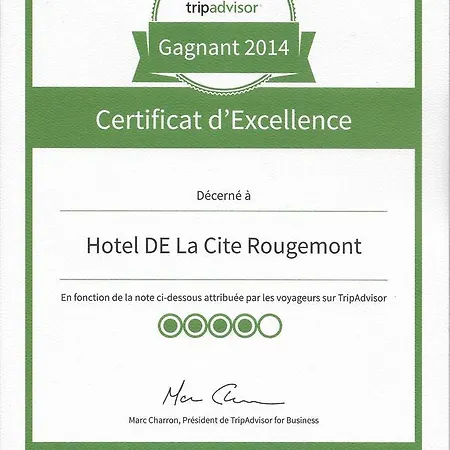 De La Cité Rougemont 2* Paris